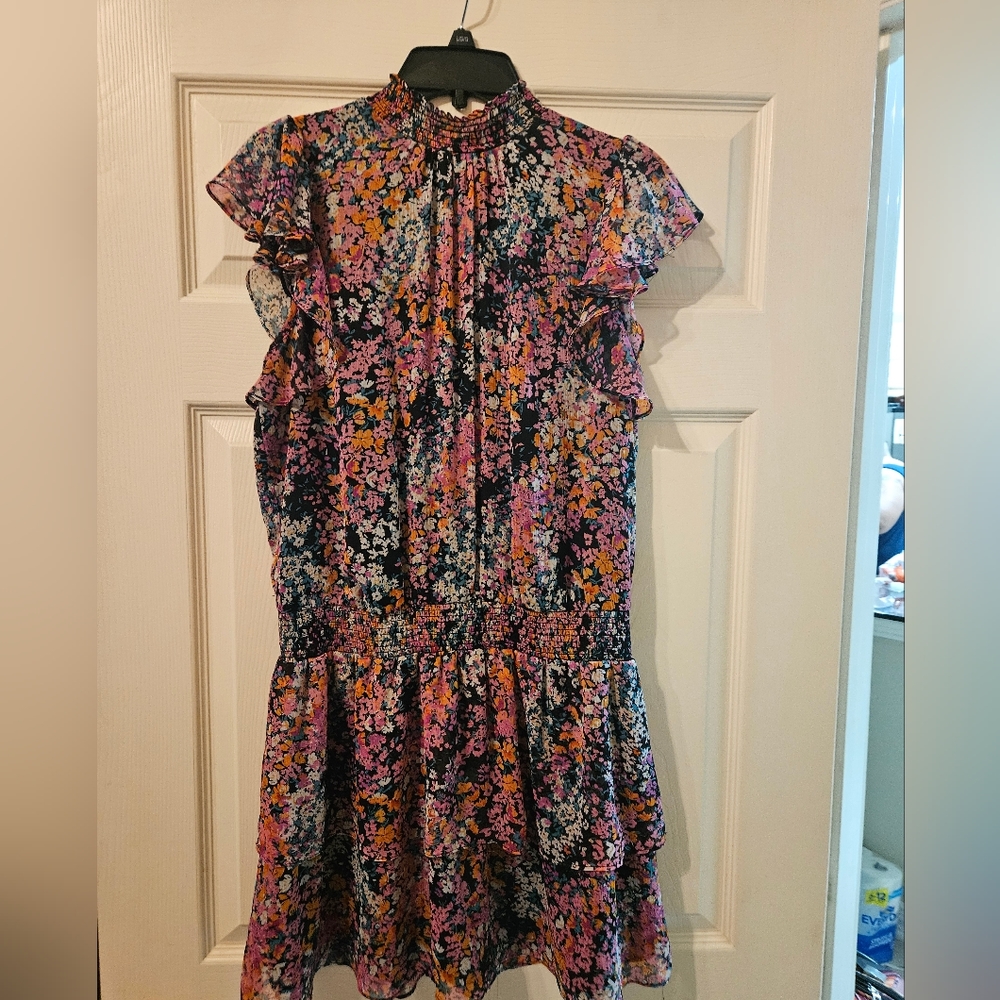 Colorful mini dress